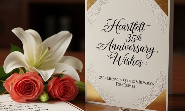 Heartfelt 35th Anniversary Wishes 250+ Messages, Quotes & Blessings for Couples