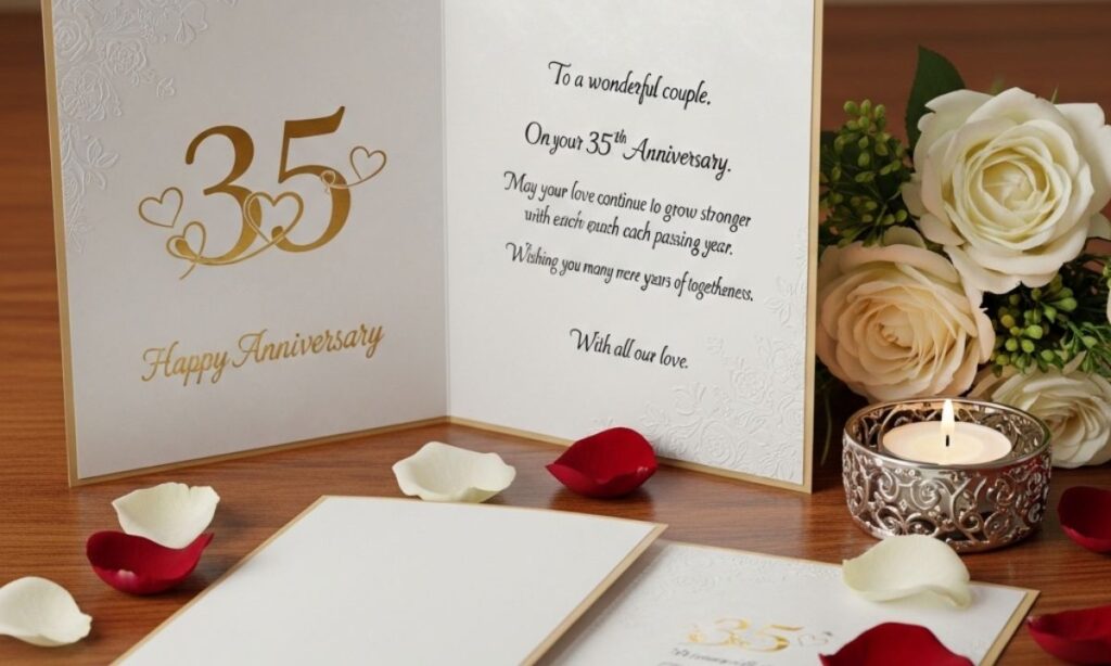 Heartfelt 35th Anniversary Wishes for Couples