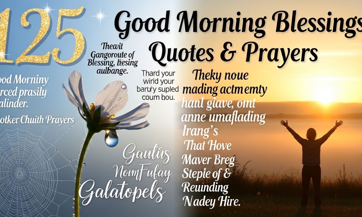 125 + Beautiful Good Morning Blessings, Quotes & Prayers 