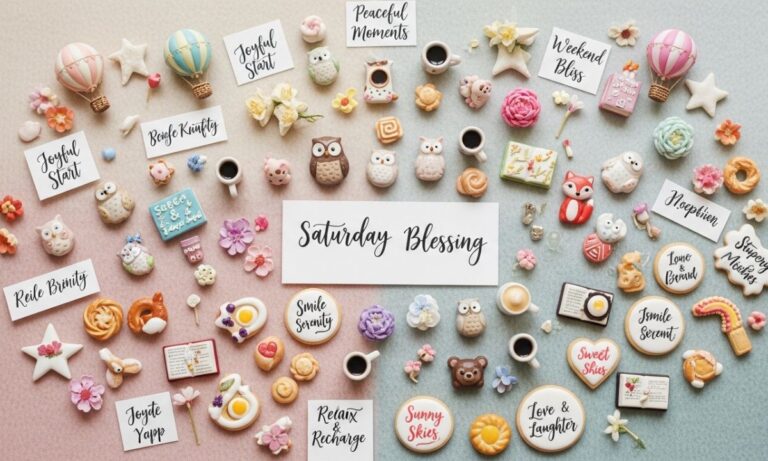 150 + Cute Saturday Blessings To Brighten Your Weekend
