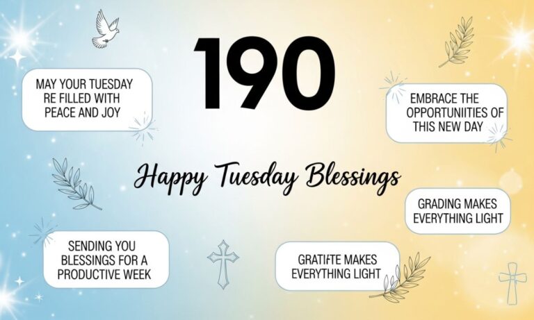 190 + Happy Tuesday Blessings, Quotes, Prayers and Images