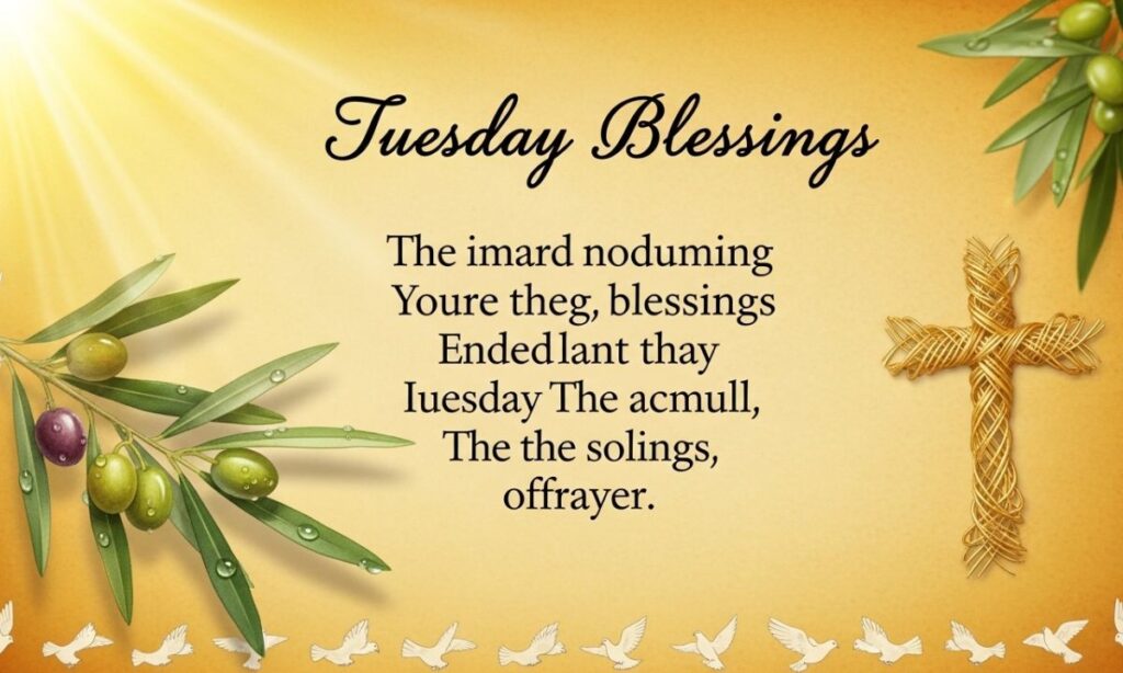 2. Short Prayer Tuesday Blessings