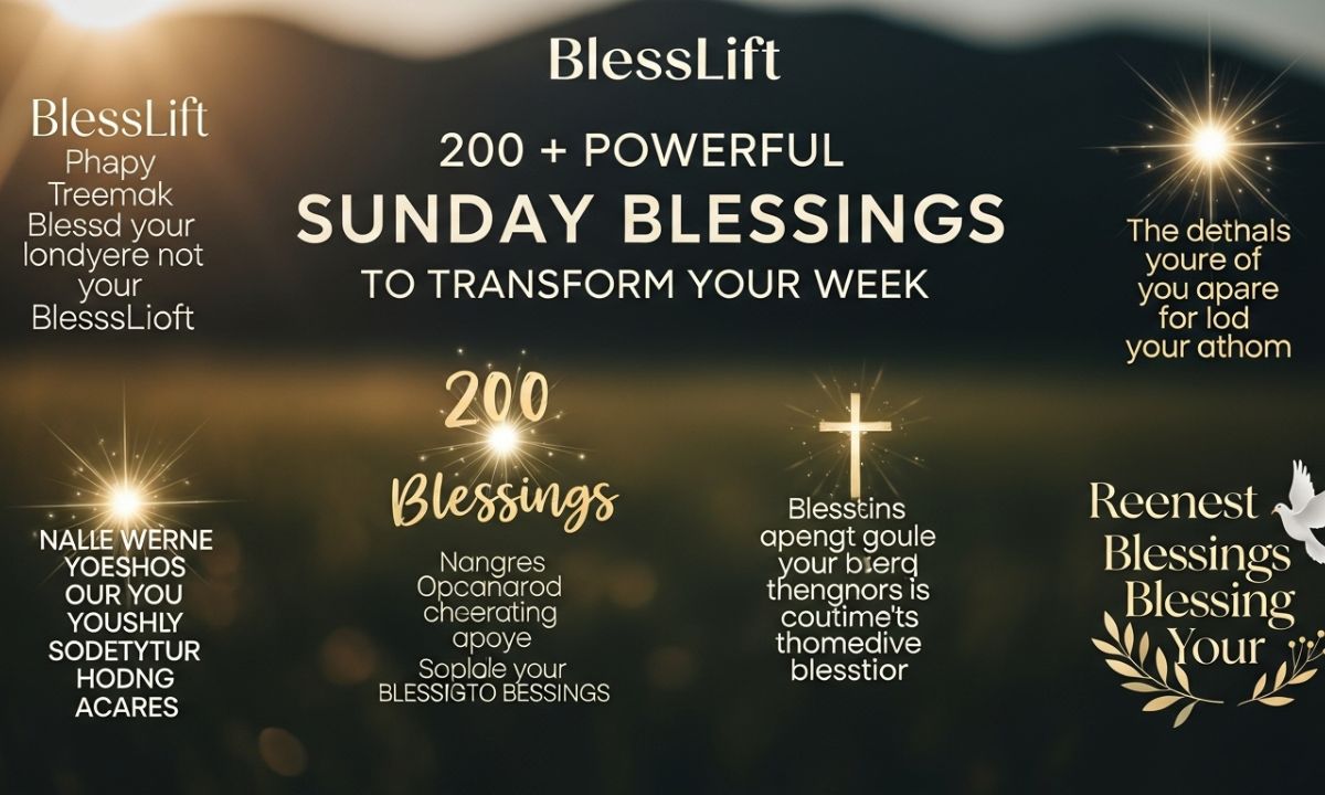 200 + Powerful Sunday Blessings to Transform Your Week - BlessLift