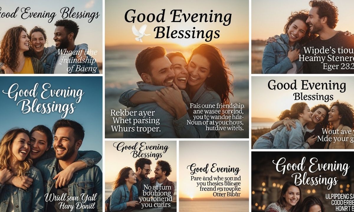 230 + Good Evening Blessings, Quotes, Prayers, Bible Verses & Images For Friends