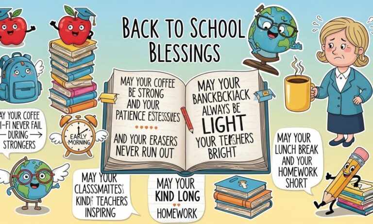 250+ Funny & Creative Back to School Blessing