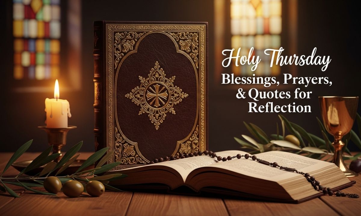 250 + Holy Thursday Blessings, Prayers & Quotes for Reflection
