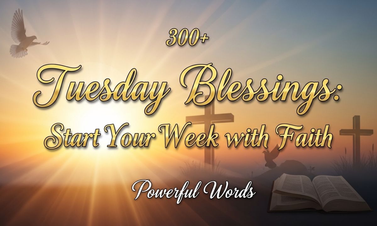 300 + Prayer Tuesday Blessings Powerful Words To Start Your Week with Faith