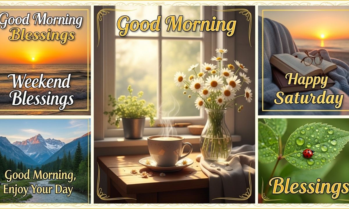 350 + Good Morning Saturday Blessings, Images & Greetings to Brighten Your Weekend
