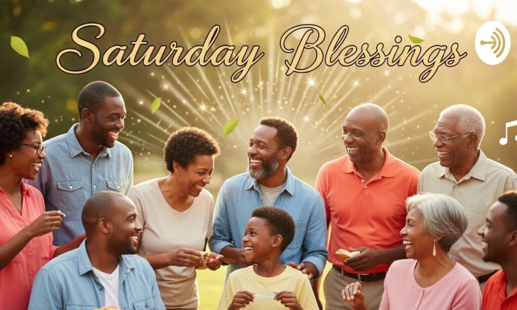 African American Saturday Blessings GIF with Music