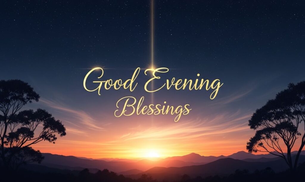 Beautiful Good Evening Blessings