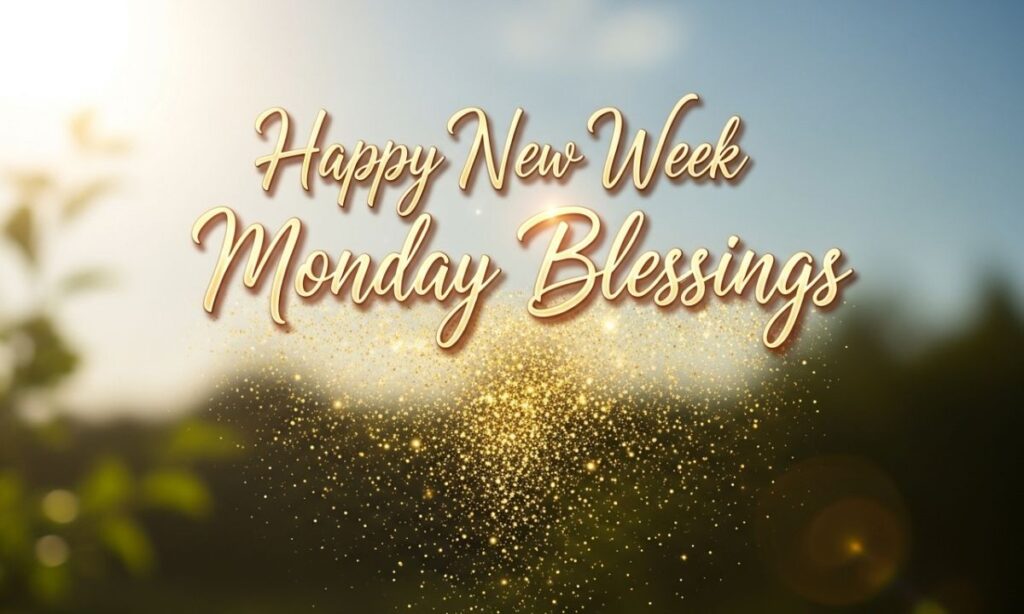 Happy New Week Monday Blessings 
