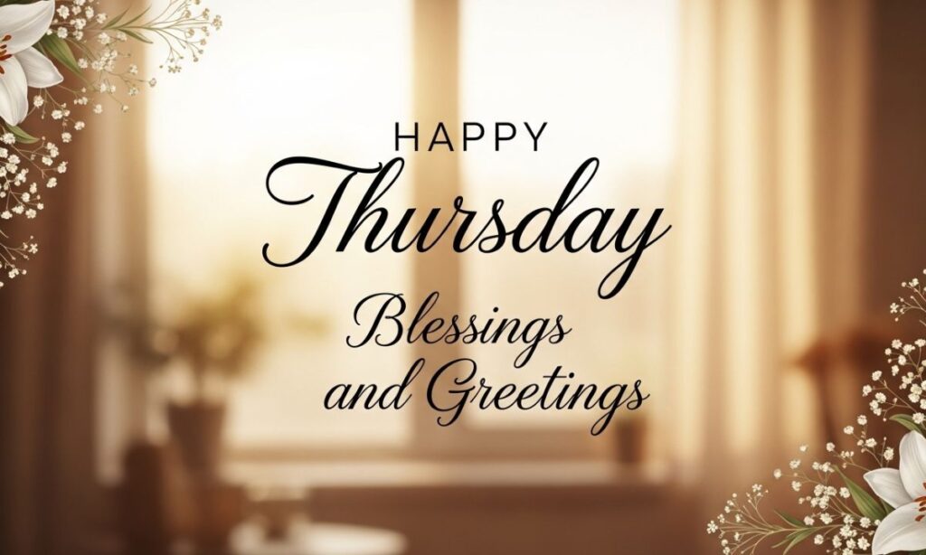 Happy Thursday Blessings and Greetings