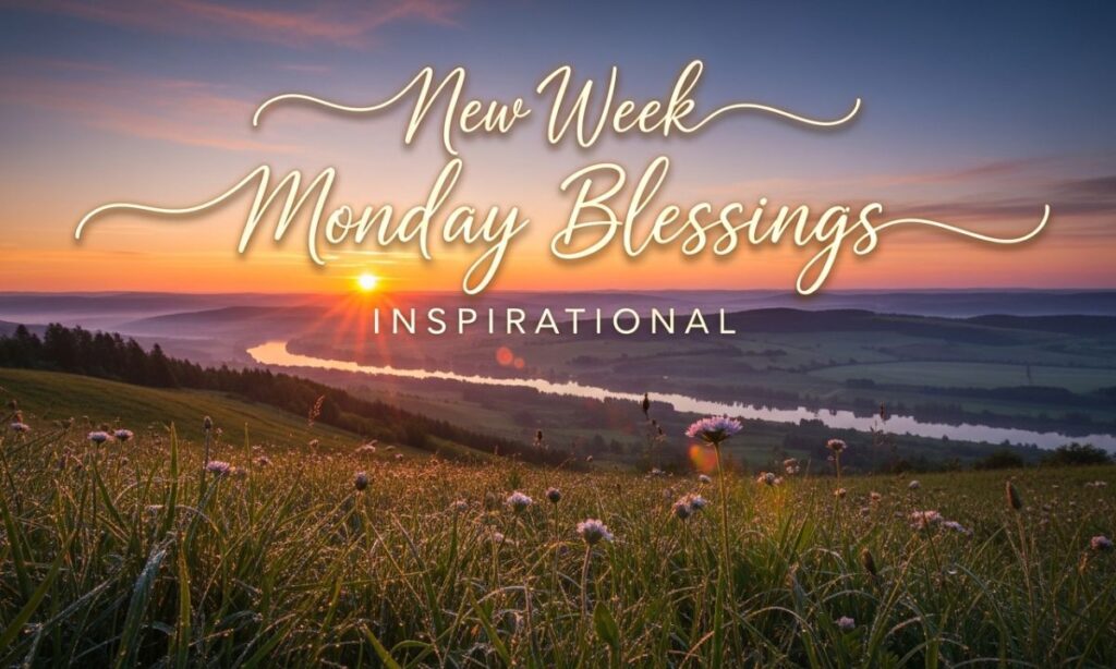 Inspirational New Week Monday Blessings 