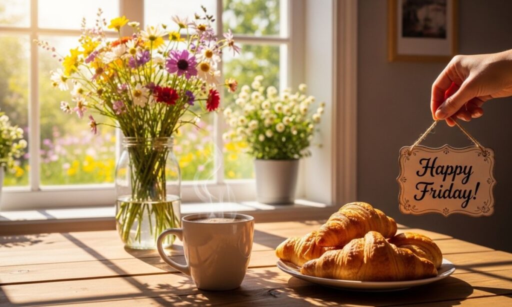 Joyful Weekend Friday Morning Greetings