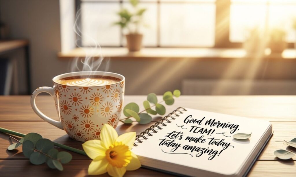 Motivating Good Morning Wishes for Coworkers