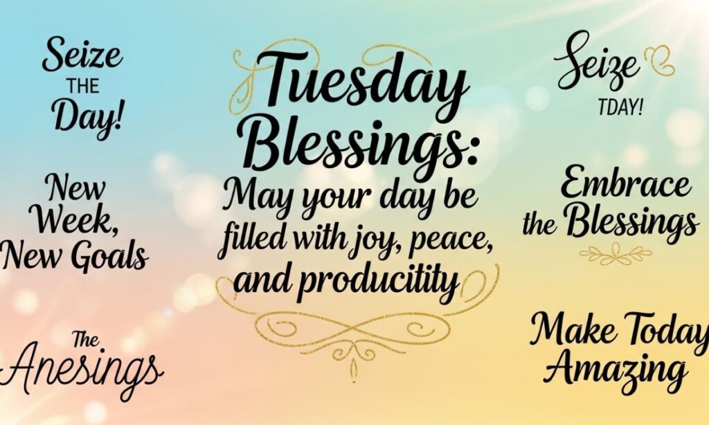 Motivational Tuesday Blessings Quotes