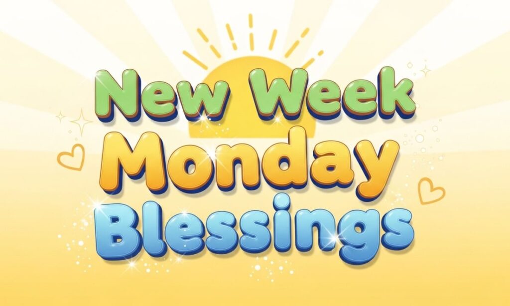 New Week Monday Blessings GIF 