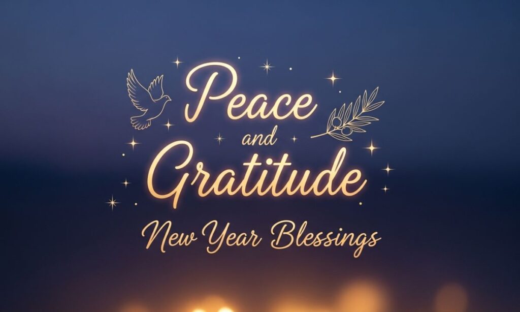 Peace and Gratitude New Year Blessings