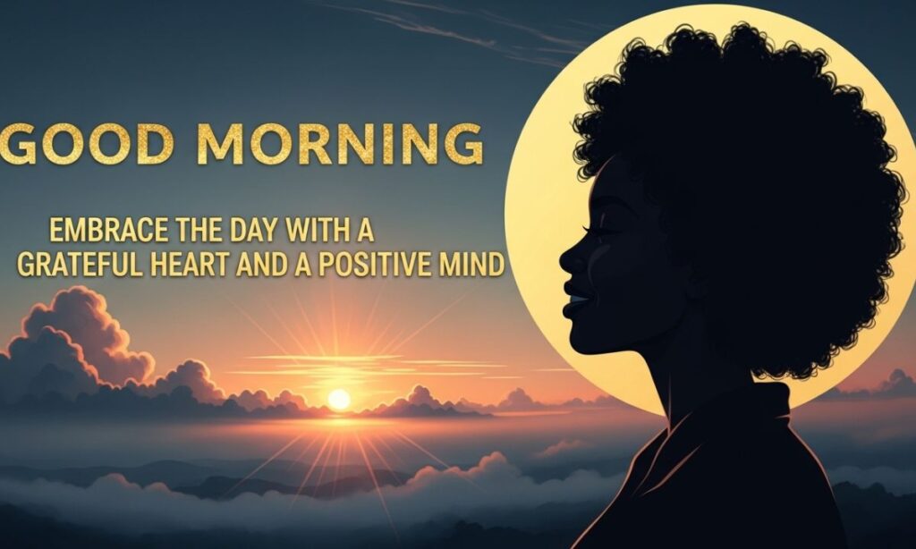 Positive Black Good Morning Quotes