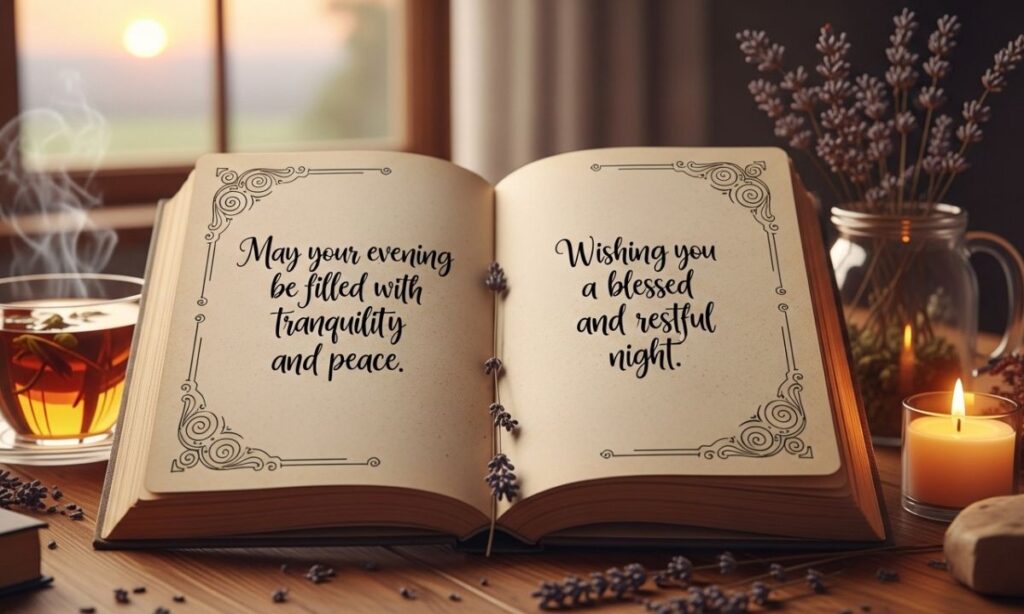 Short Good Evening Blessings Quotes