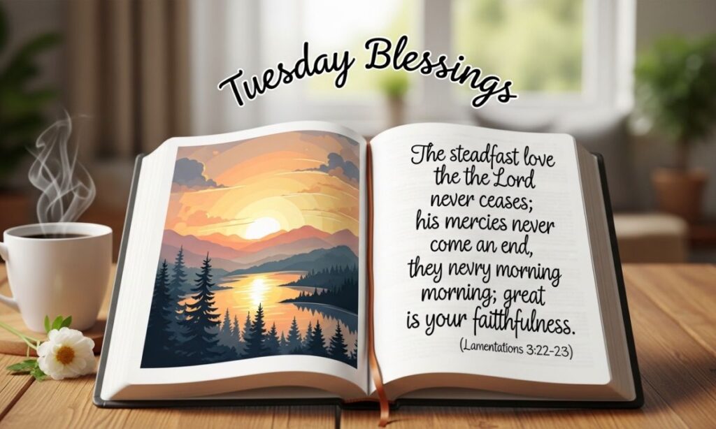 Tuesday Blessings Bible Verse
