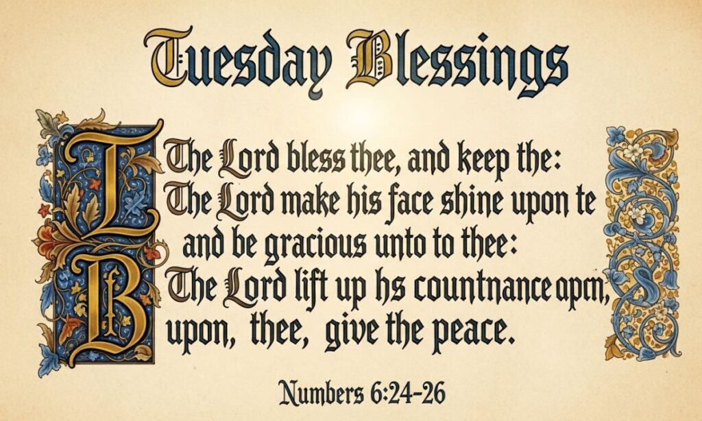 Tuesday Blessings KJV