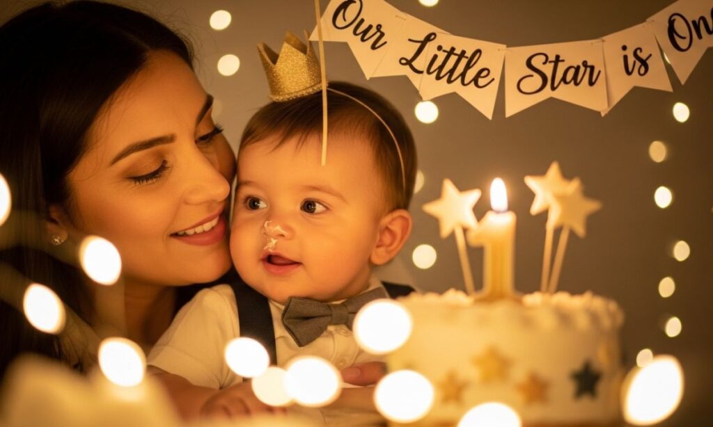 Warm 1st Birthday Blessings from Mother to Her Baby Boy
