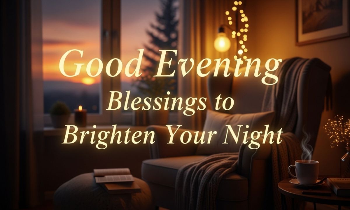 150 + Good Evening Blessings to Brighten Your Night