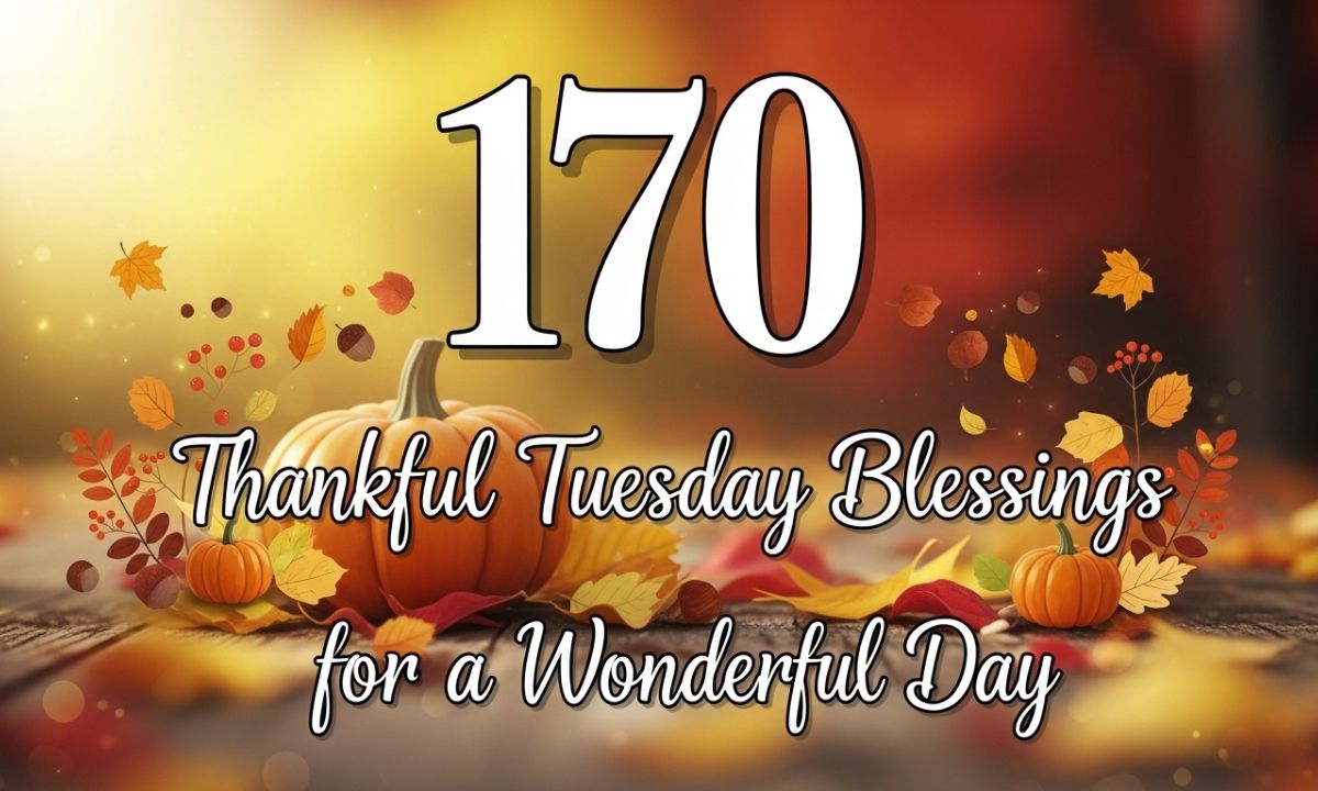 170 + Thankful Tuesday Blessings for a Wonderful Day 