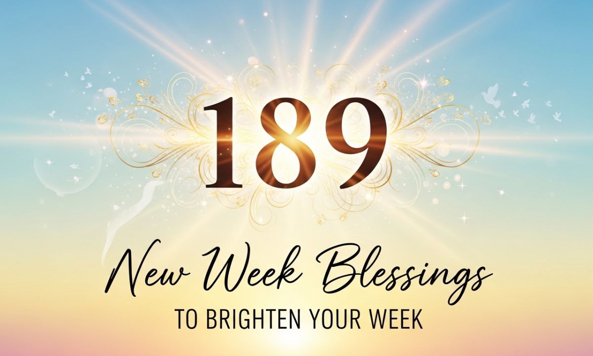 189 + New Week Blessings to Brighten Your Week