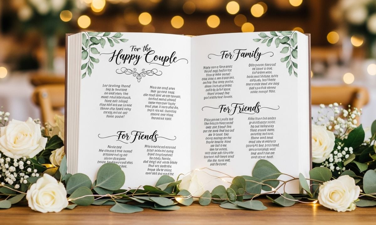 300+ Heartfelt Wedding Blessings for Family Friends and Loved Ones