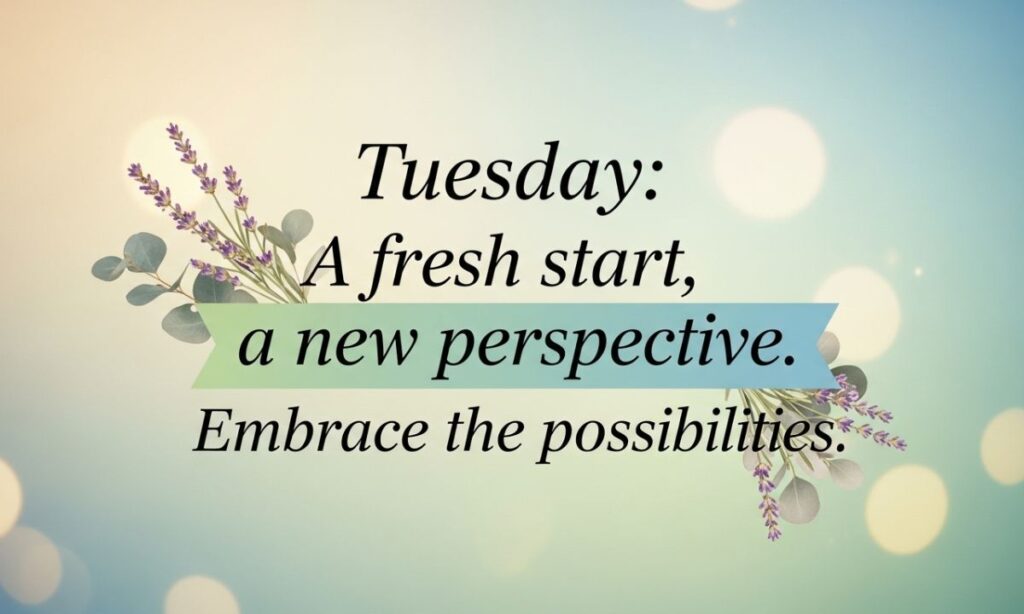 Beautiful Inspirational Tuesday Quotes