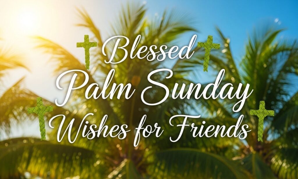 Blessed Palm Sunday Wishes for Friends