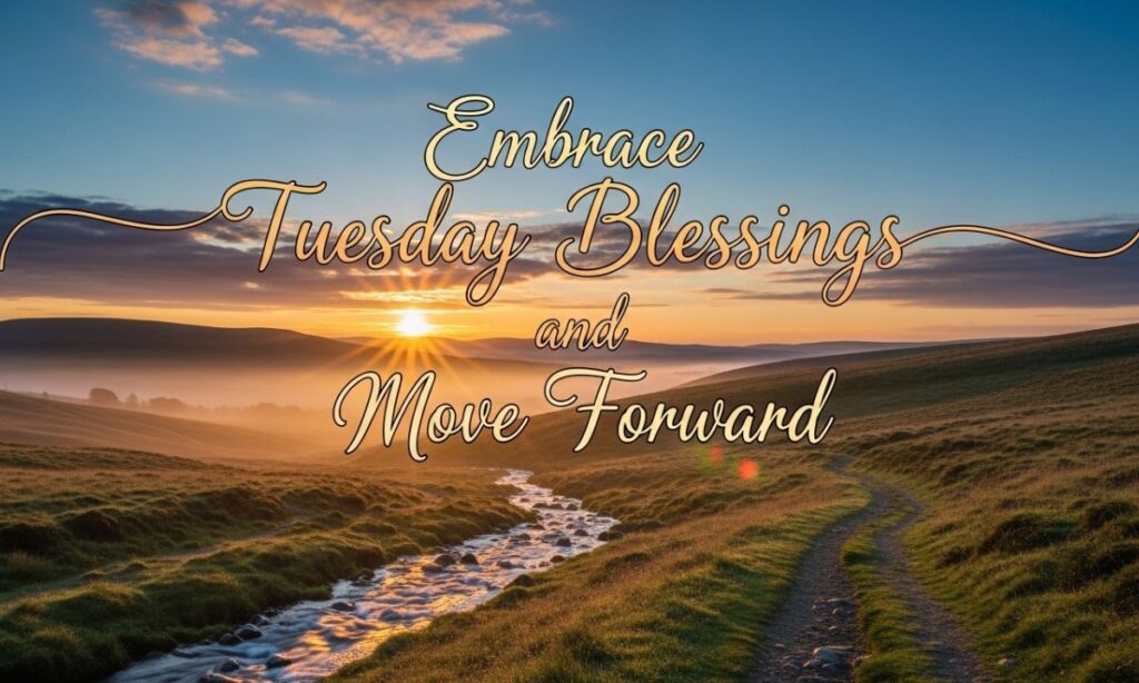 Embrace Tuesday Blessings and Move Forward