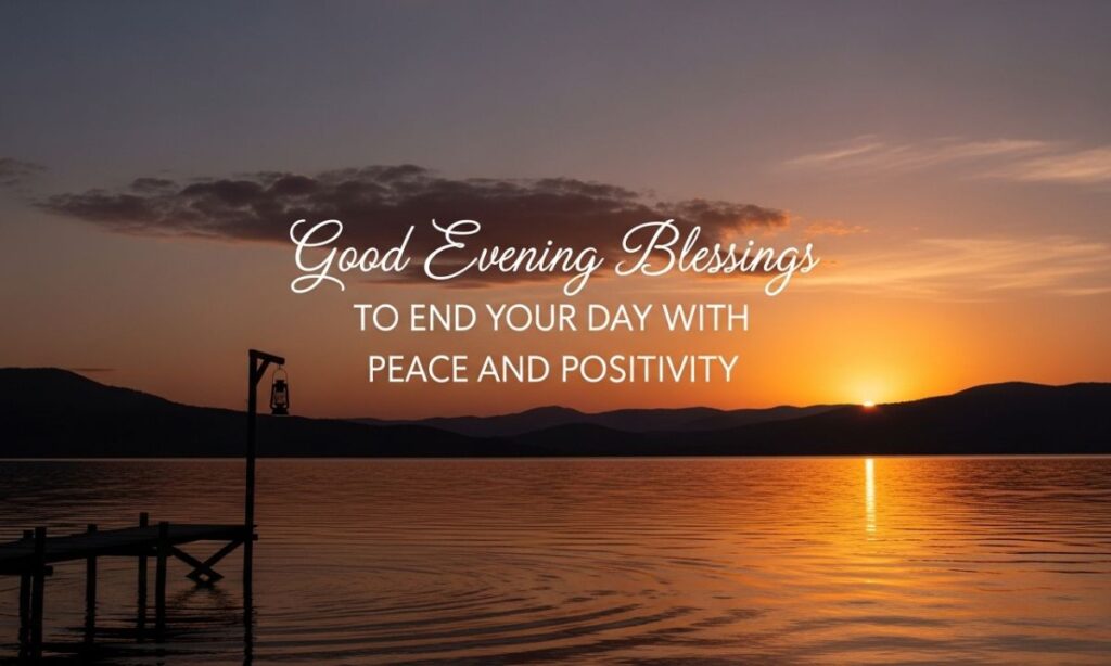 Good Evening Blessings to End Your Day with Peace and Positivity