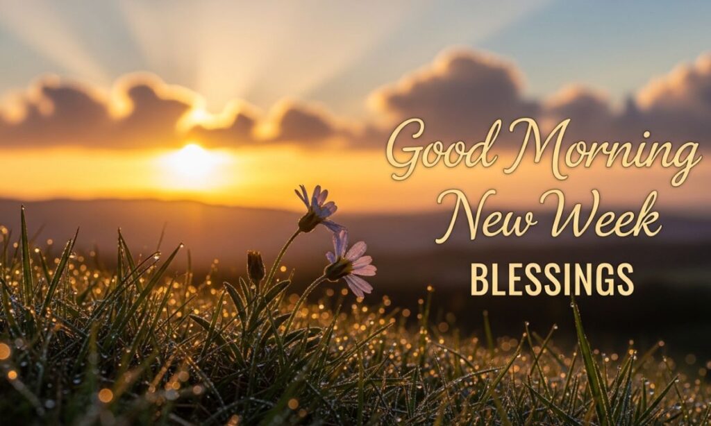 Good Morning New Week Blessings
