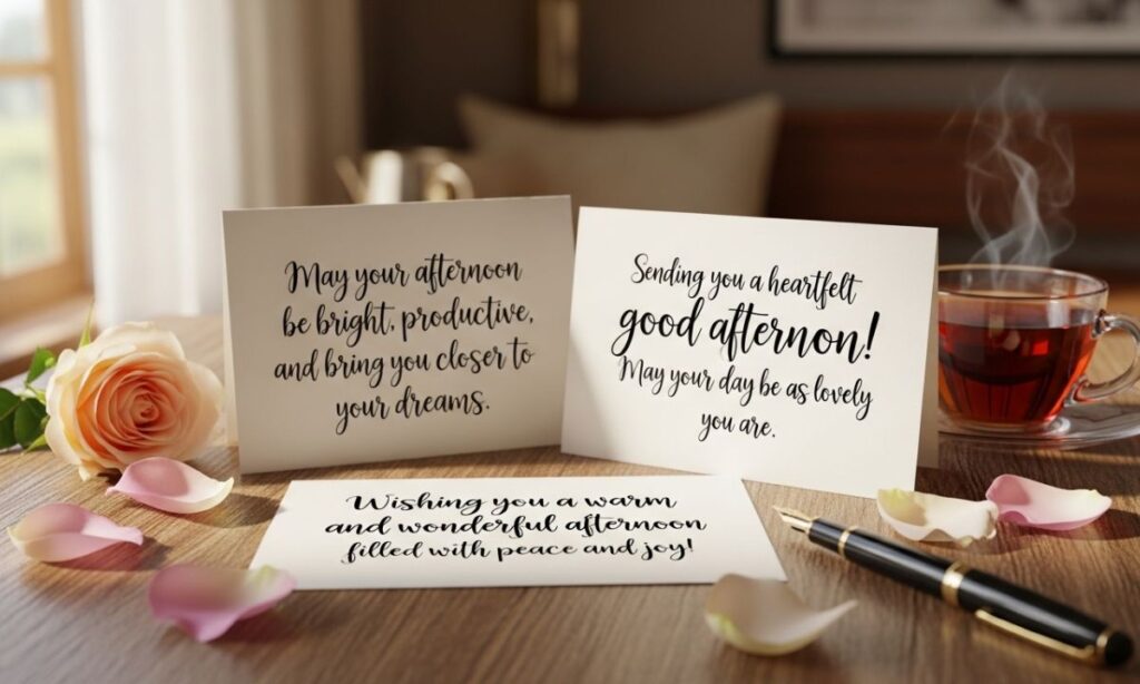 Heartfelt Good Afternoon Messages