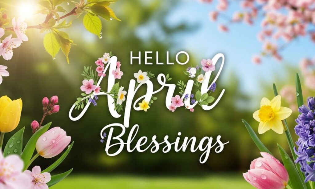 Hello April Blessings