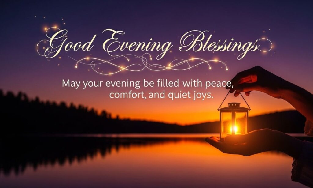 Inspirational Quotes Good Evening Blessings