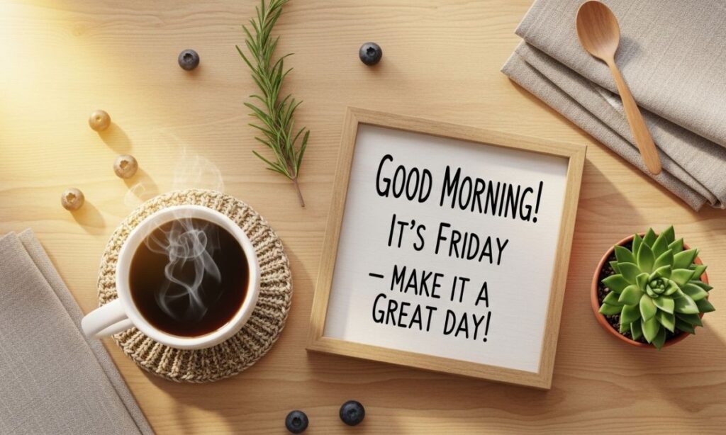 Motivational Good Morning Friday Quotes