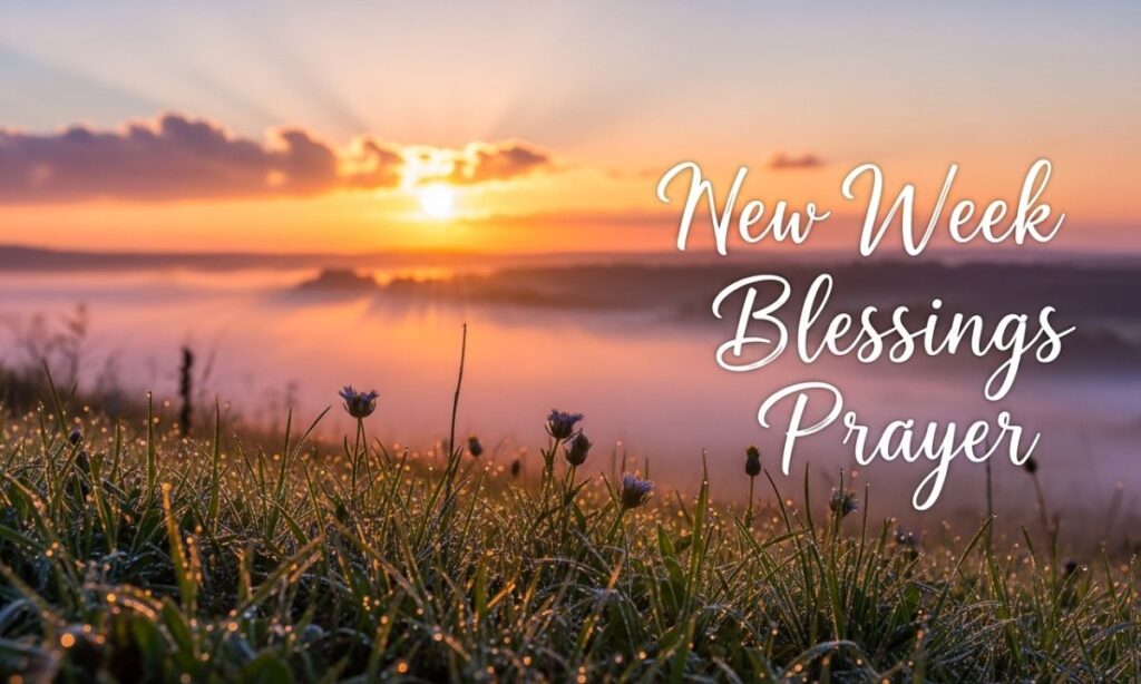 New Week Blessings Prayer