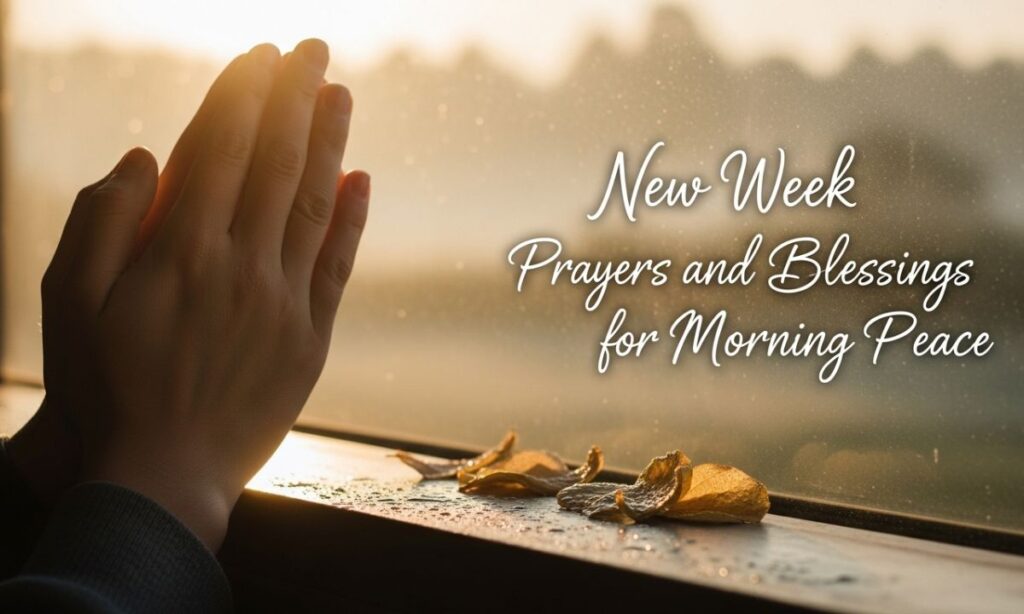 New Week Prayers and Blessings for Morning Peace