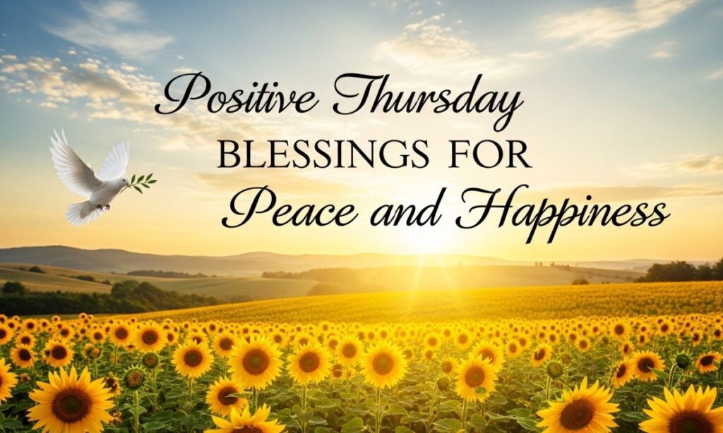 Positive Thursday Blessings for Peace and Happiness