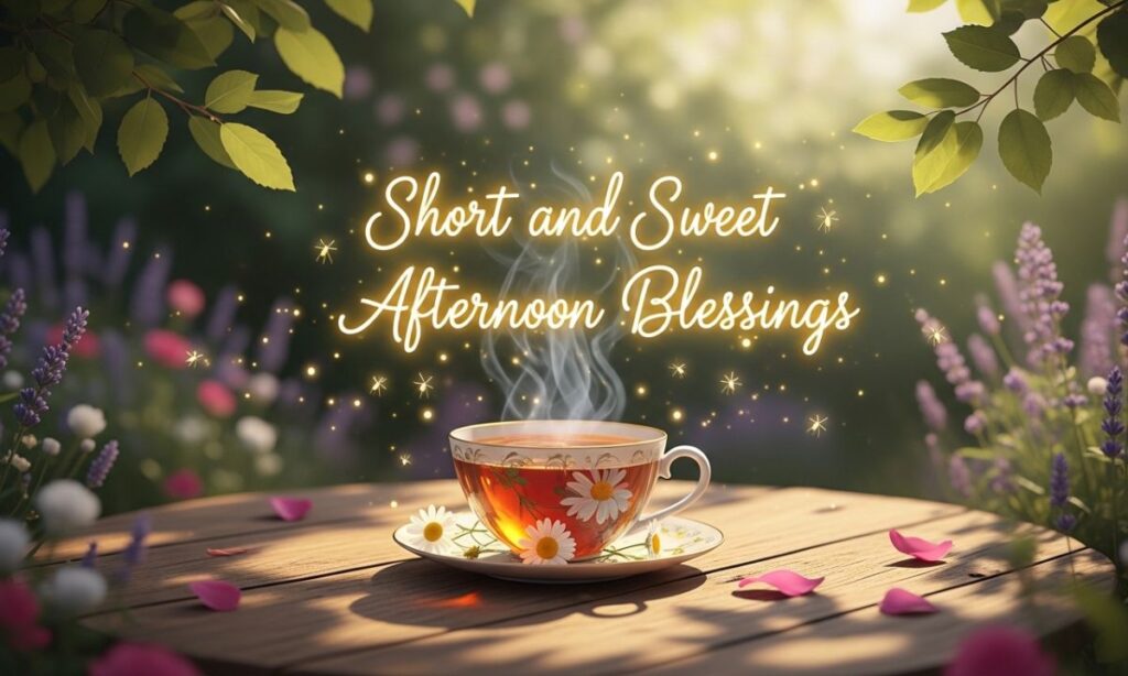 Short and Sweet Afternoon Blessings 