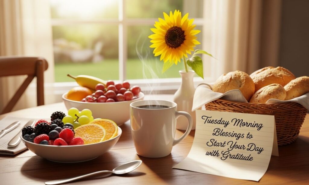 Tuesday Morning Blessings to Start Your Day with Gratitude
