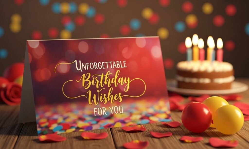 Unforgettable Birthday Wishes for You