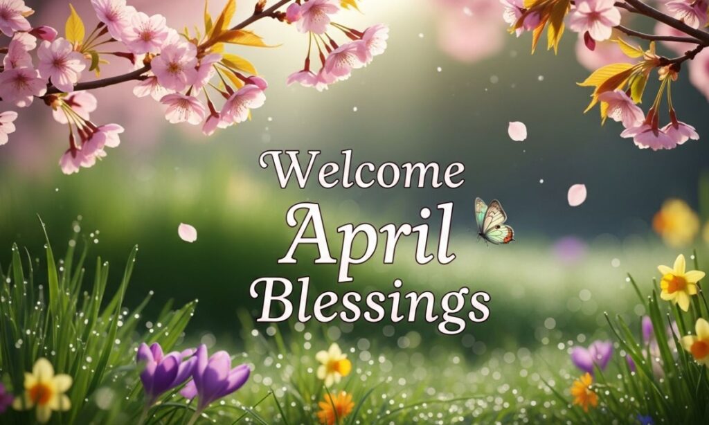 Welcome April Blessings