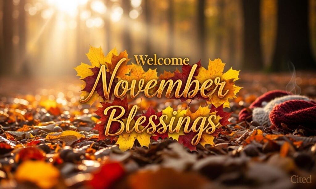 Welcome November Blessings