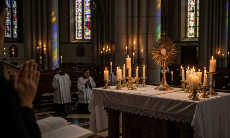 What is Adoration of the Blessed Sacrament Experience Peace