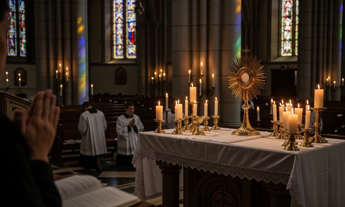 What is Adoration of the Blessed Sacrament Experience Peace
